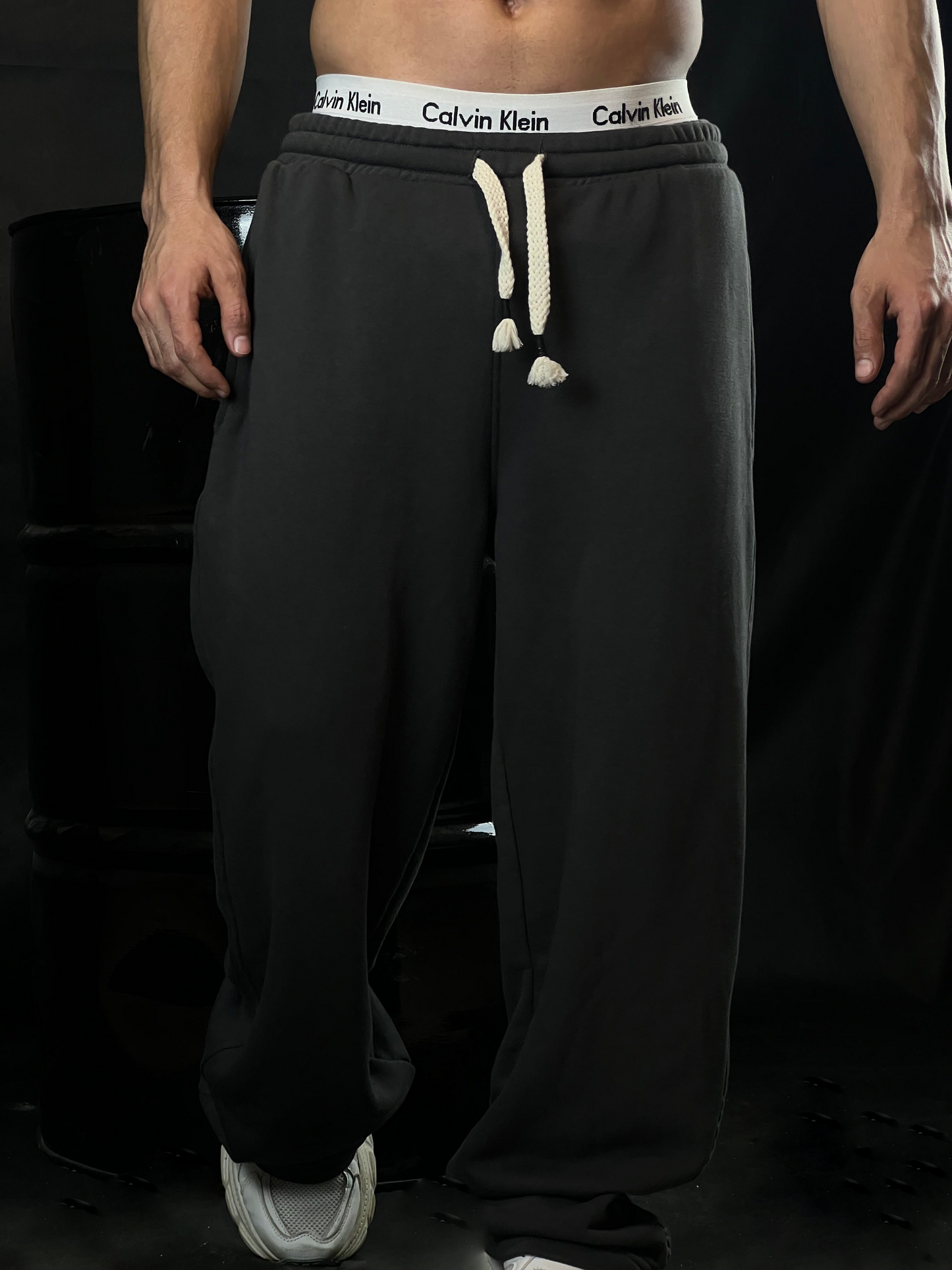 Survacci double wiested wide-leg sweatpants